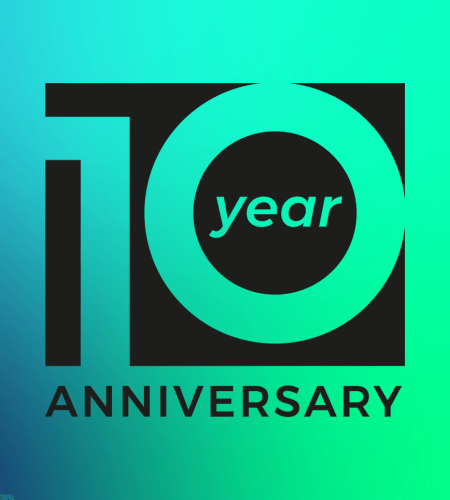Enterprise Hub 10 year anniversary logo