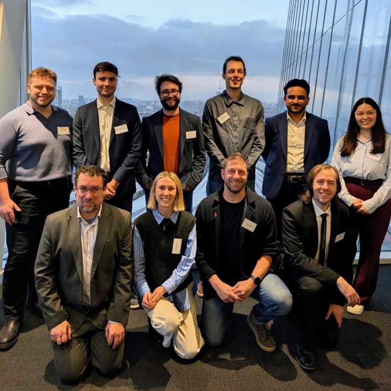 The Enterprise Fellowships' first cohort for 2026 stand smiling towards the camera.