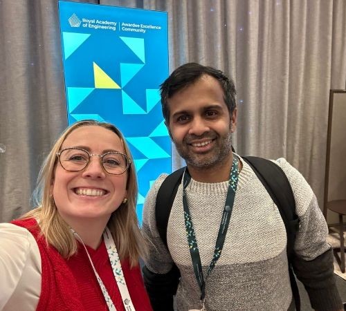 Emma Loedel and Dr Aravind Venugopalan Nair Jalajakumari