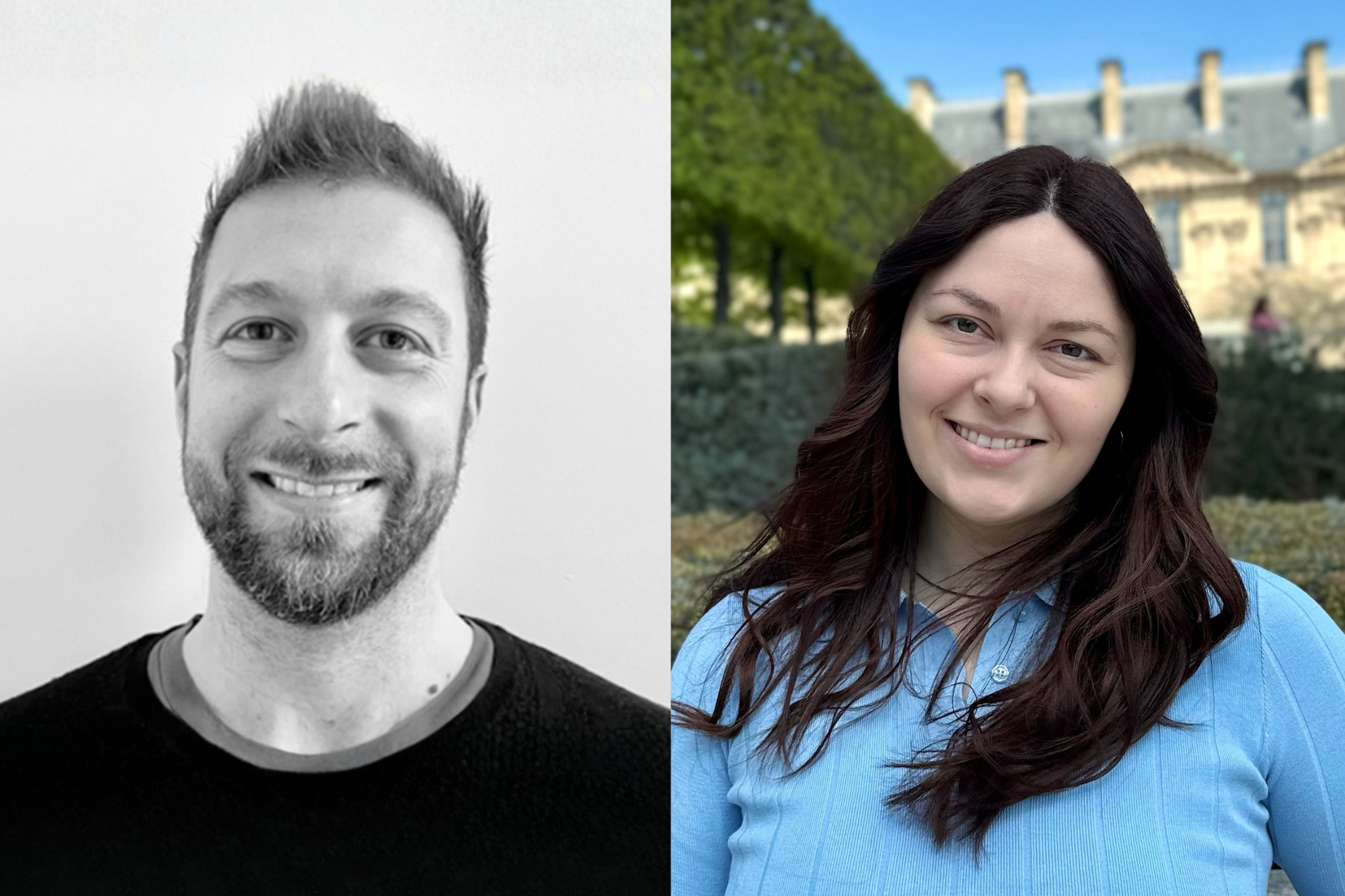 Headshots of Magdalena Raykova and Dario Cazzola.