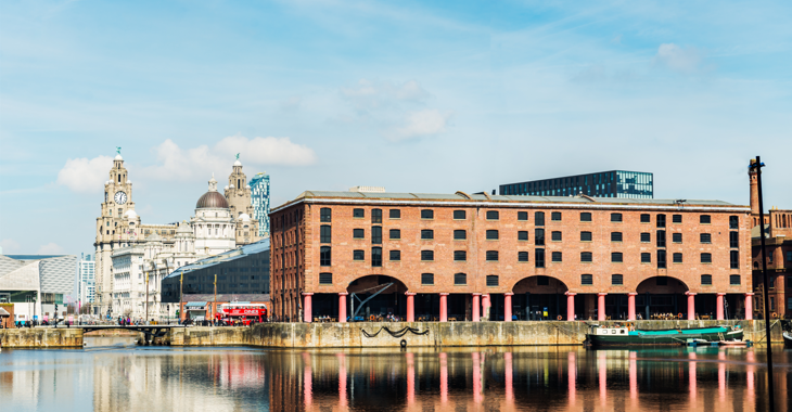 Liverpool Albert Docks Skyline