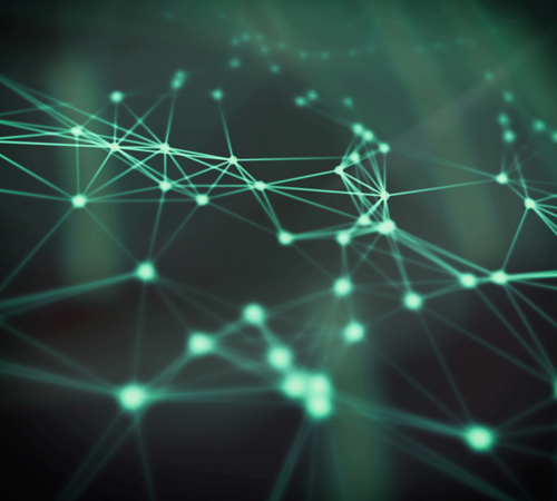 Green Network With Nodes - Shutterstock 424112746